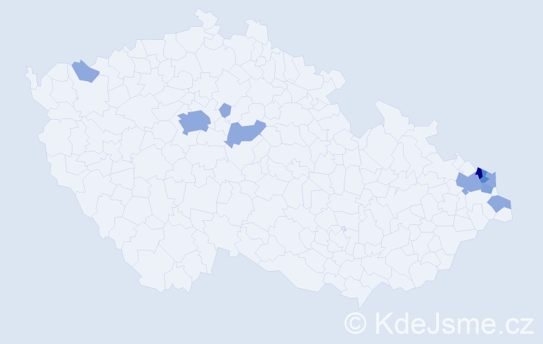 Příjmení: 'Sternadel', počet výskytů 21 v celé ČR