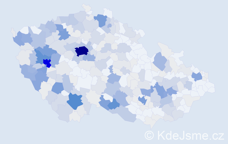 Příjmení: 'Boudová', počet výskytů 1180 v celé ČR