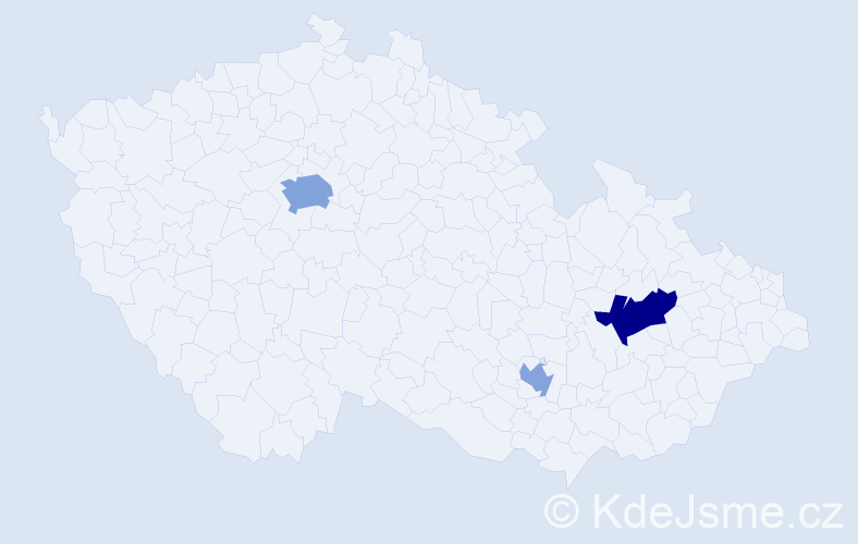 Příjmení: 'Köttnerová', počet výskytů 6 v celé ČR