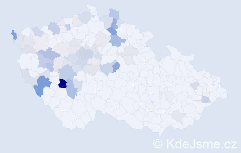 Příjmení: 'Viták', počet výskytů 237 v celé ČR