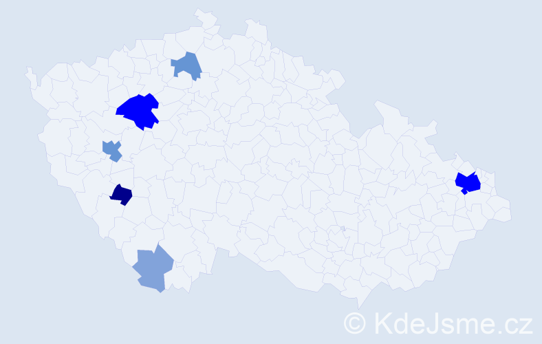 Příjmení: 'Halmlová', počet výskytů 28 v celé ČR