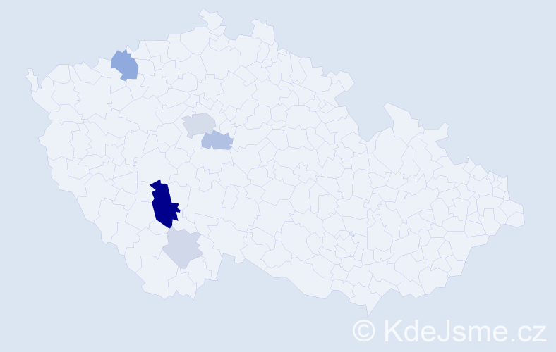 Příjmení: 'Bierhansl', počet výskytů 16 v celé ČR