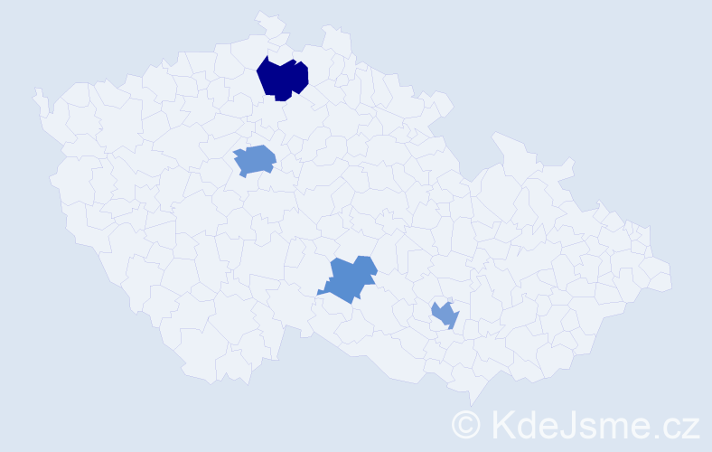 Příjmení: 'Kozlenko', počet výskytů 12 v celé ČR