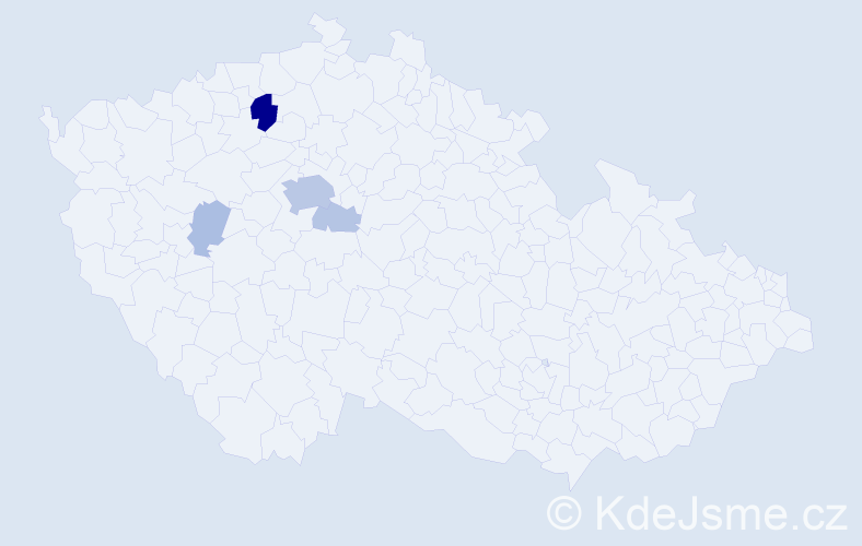 Příjmení: 'Andrushkiv', počet výskytů 17 v celé ČR