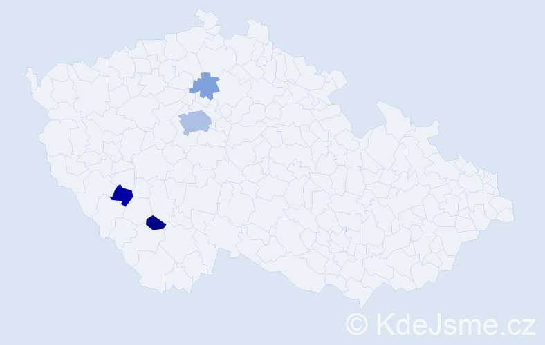 Příjmení: 'Sejkotová', počet výskytů 11 v celé ČR