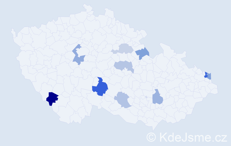 Příjmení: 'Lettrich', počet výskytů 17 v celé ČR