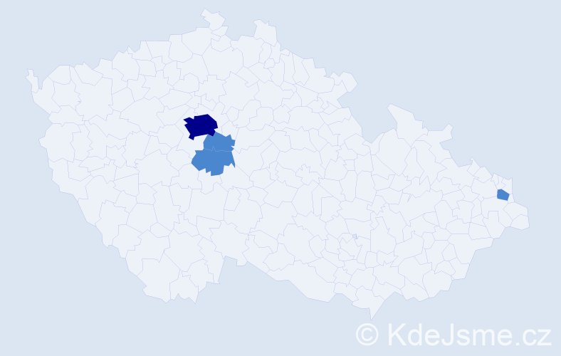 Příjmení: 'Neuralová', počet výskytů 6 v celé ČR