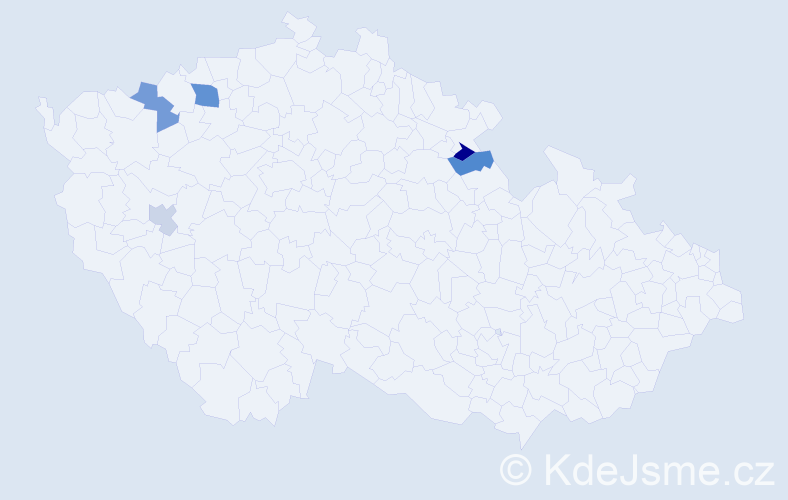 Příjmení: 'Angermayer', počet výskytů 16 v celé ČR