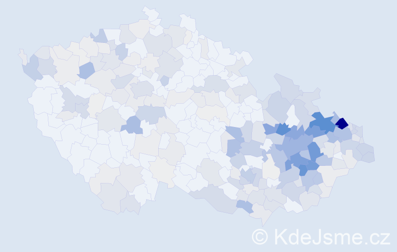 Příjmení: 'Smolka', počet výskytů 1048 v celé ČR