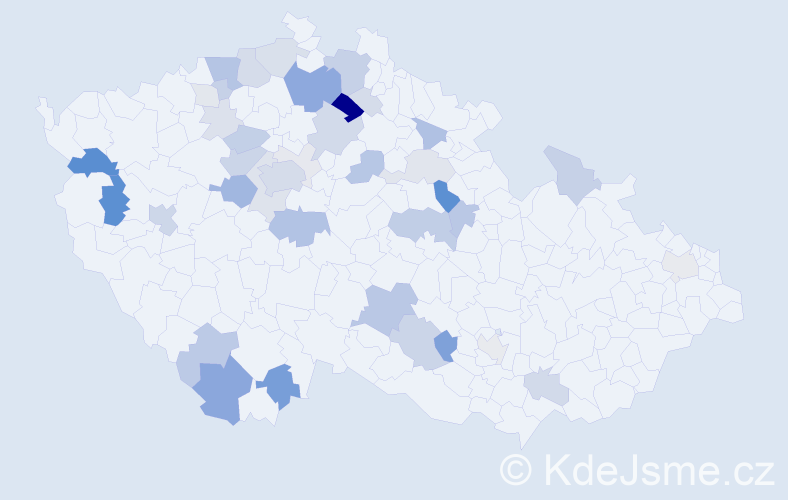 Příjmení: 'Herbst', počet výskytů 138 v celé ČR