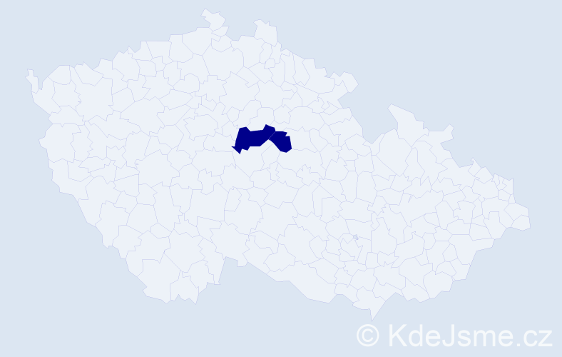 Příjmení: 'Arnožová', počet výskytů 4 v celé ČR