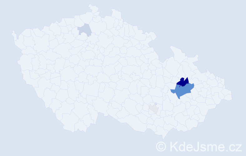 Příjmení: 'Superata', počet výskytů 17 v celé ČR