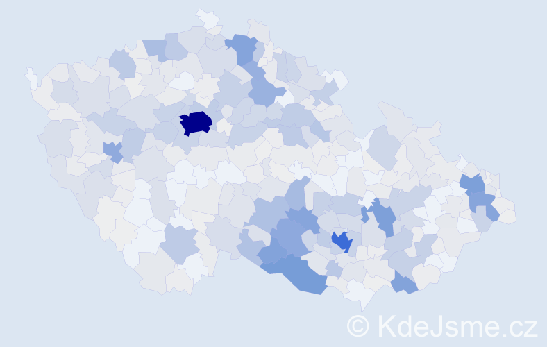 Příjmení: 'Karásek', počet výskytů 2476 v celé ČR