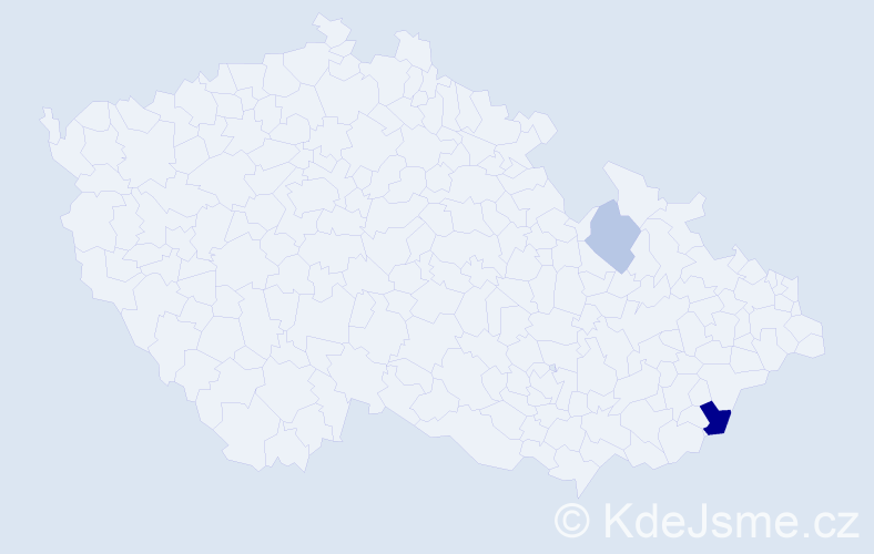 Příjmení: 'Schnarr', počet výskytů 4 v celé ČR