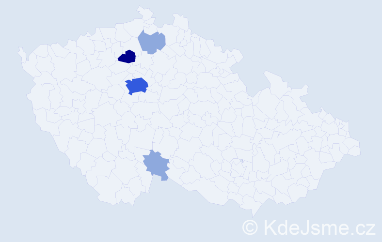 Příjmení: 'Soboláková', počet výskytů 10 v celé ČR