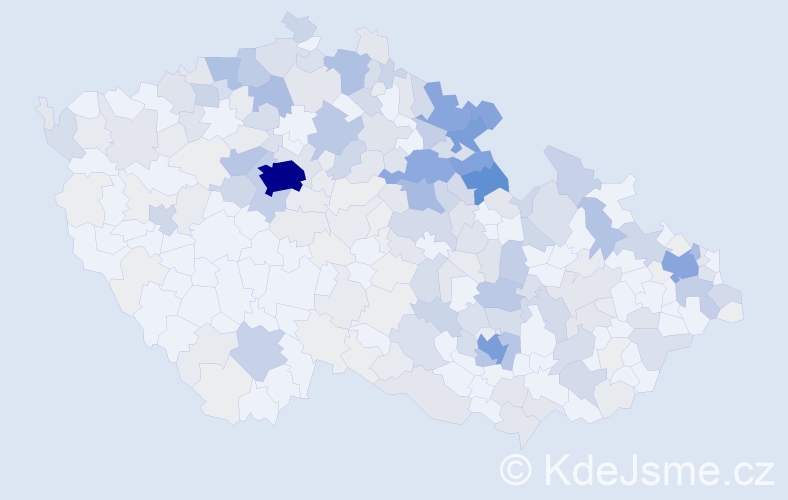 Příjmení: 'Pohlová', počet výskytů 996 v celé ČR