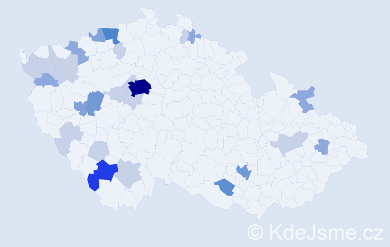 Příjmení: 'Stadler', počet výskytů 66 v celé ČR