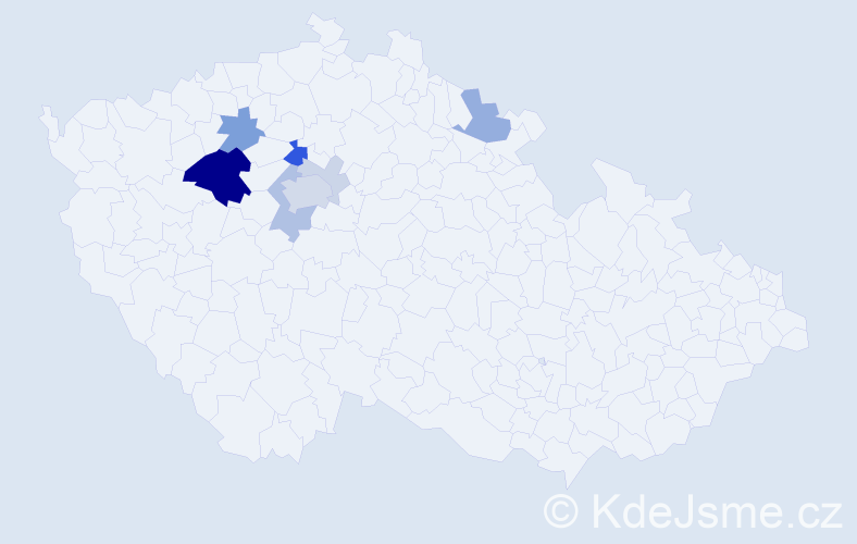 Příjmení: 'Alberovská', počet výskytů 26 v celé ČR
