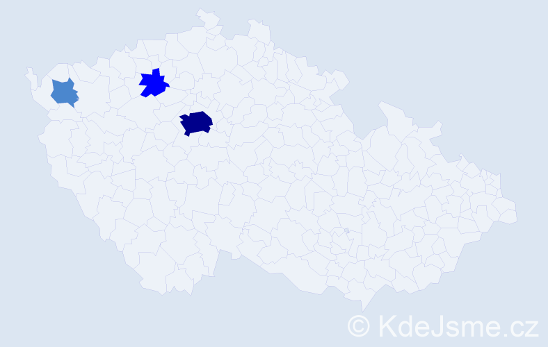 Příjmení: 'Hoščuková', počet výskytů 6 v celé ČR