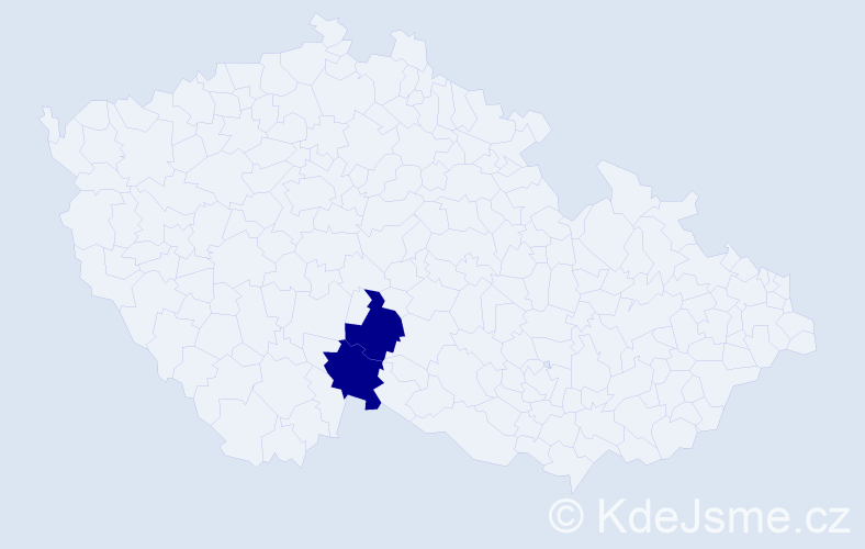 Příjmení: 'Zeithám', počet výskytů 2 v celé ČR