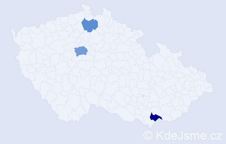 Příjmení: 'Gregáň', počet výskytů 10 v celé ČR