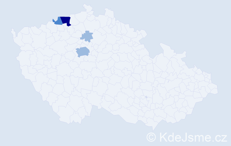 Příjmení: 'Heimráthová', počet výskytů 8 v celé ČR