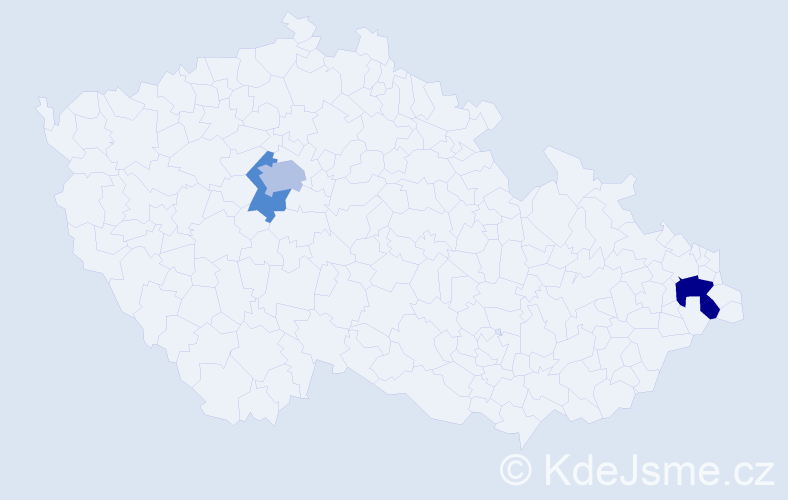 Příjmení: 'Rőschlová', počet výskytů 5 v celé ČR