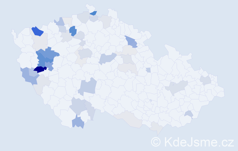 Příjmení: 'Rauch', počet výskytů 149 v celé ČR