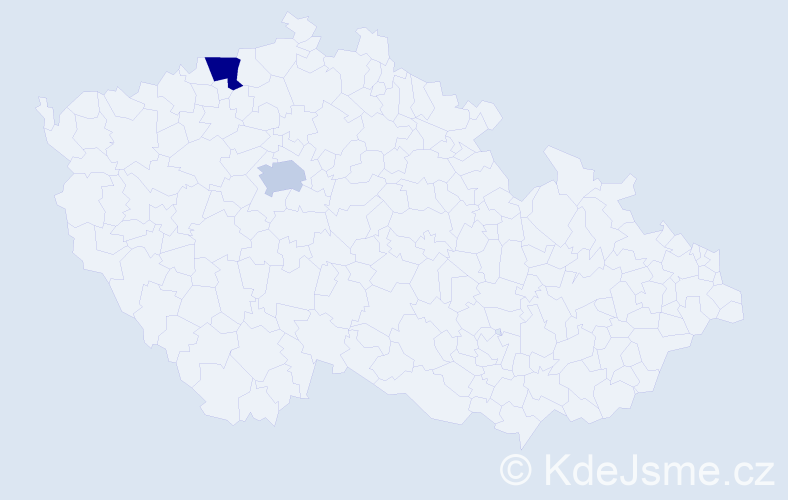 Příjmení: 'Rudneva', počet výskytů 7 v celé ČR