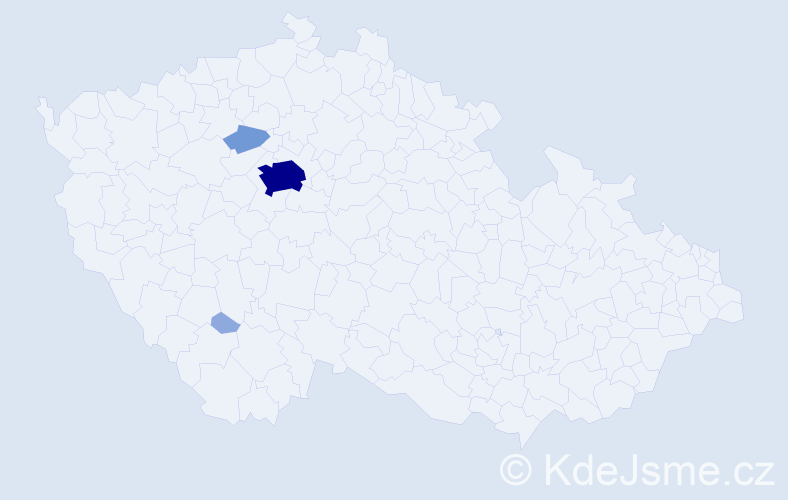 Příjmení: 'Grechyn', počet výskytů 9 v celé ČR