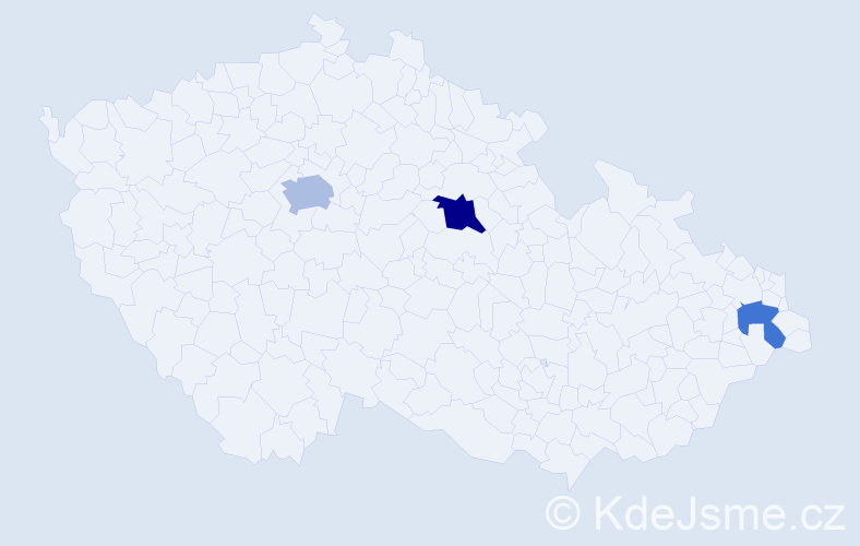 Příjmení: 'Ratkoš', počet výskytů 10 v celé ČR