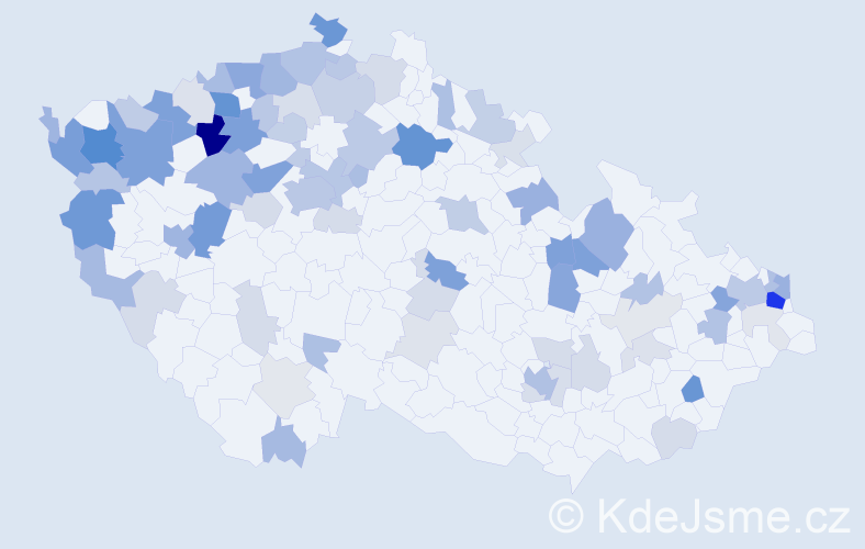 Příjmení: 'Semanová', počet výskytů 235 v celé ČR