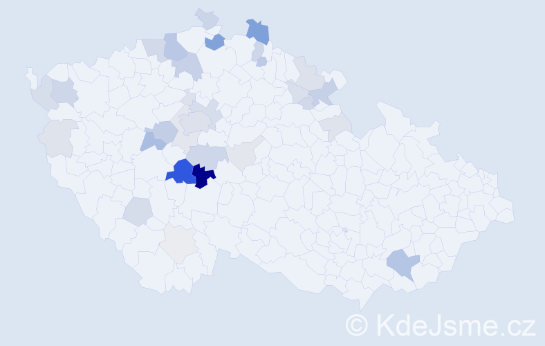 Příjmení: 'Litošová', počet výskytů 116 v celé ČR