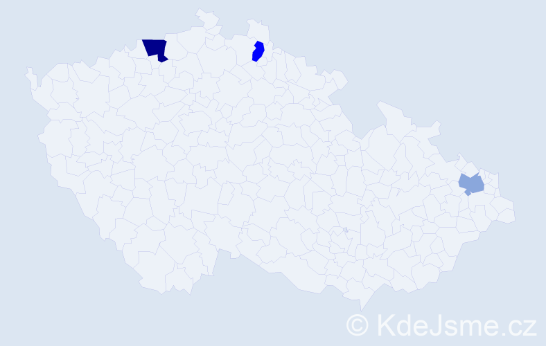 Příjmení: 'Bekakisová', počet výskytů 4 v celé ČR
