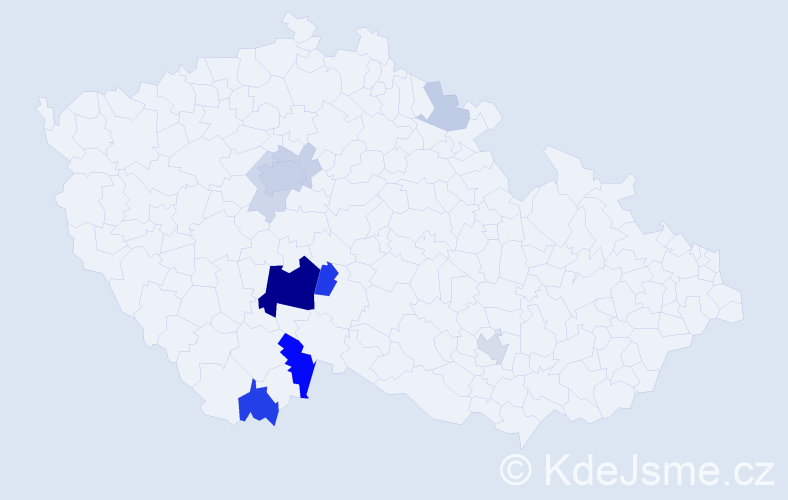 Příjmení: 'Maleninský', počet výskytů 31 v celé ČR