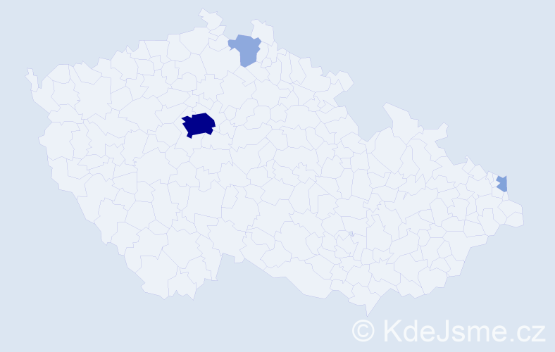 Příjmení: 'Chrzanowski', počet výskytů 11 v celé ČR