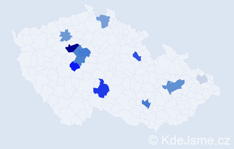 Příjmení: 'Šarapatková', počet výskytů 51 v celé ČR