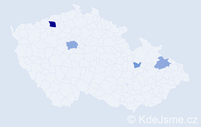 Příjmení: 'Zurko', počet výskytů 11 v celé ČR