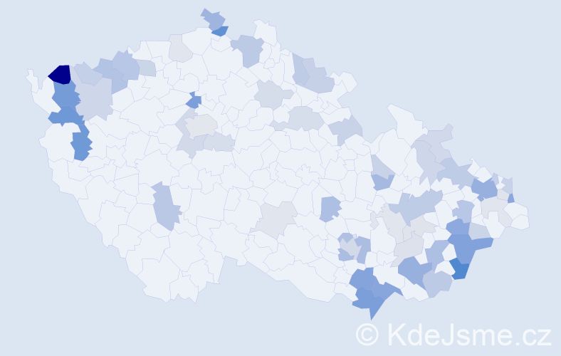 Příjmení: 'Hollá', počet výskytů 145 v celé ČR