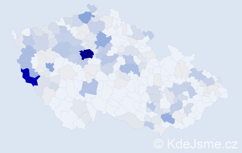 Příjmení: 'Ledvinová', počet výskytů 546 v celé ČR