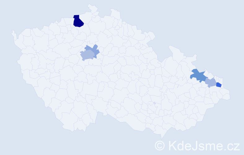 Příjmení: 'Labuzík', počet výskytů 20 v celé ČR
