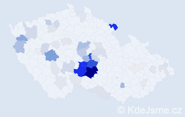 Příjmení: 'Zápotočná', počet výskytů 180 v celé ČR