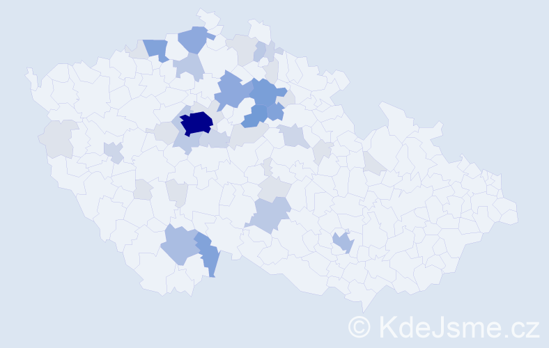 Příjmení: 'Libánská', počet výskytů 117 v celé ČR