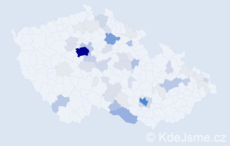 Příjmení: 'Lustigová', počet výskytů 178 v celé ČR