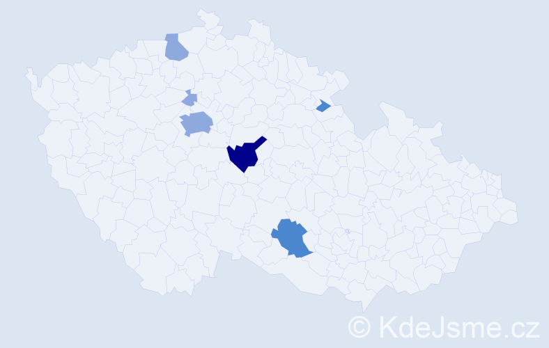 Příjmení: 'Litterbach', počet výskytů 15 v celé ČR