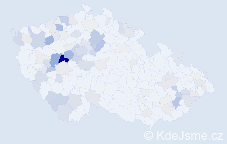 Příjmení: 'Ernestová', počet výskytů 336 v celé ČR