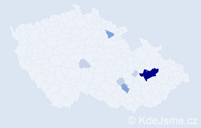 Příjmení: 'Kirschbaum', počet výskytů 23 v celé ČR