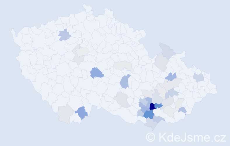 Příjmení: 'Partyka', počet výskytů 136 v celé ČR