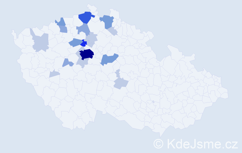 Příjmení: 'Strunecká', počet výskytů 48 v celé ČR