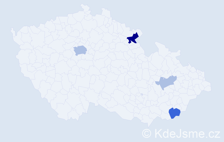Příjmení: 'Rummelová', počet výskytů 13 v celé ČR